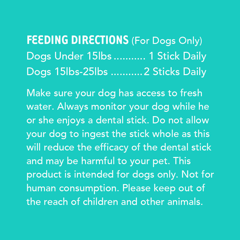BUY IN BULK & SAVE- 2 BAGS Healthy™ Brushy Sticks Dental Dog Treats – Dental Chews for Dogs – 30 Mini Sticks-