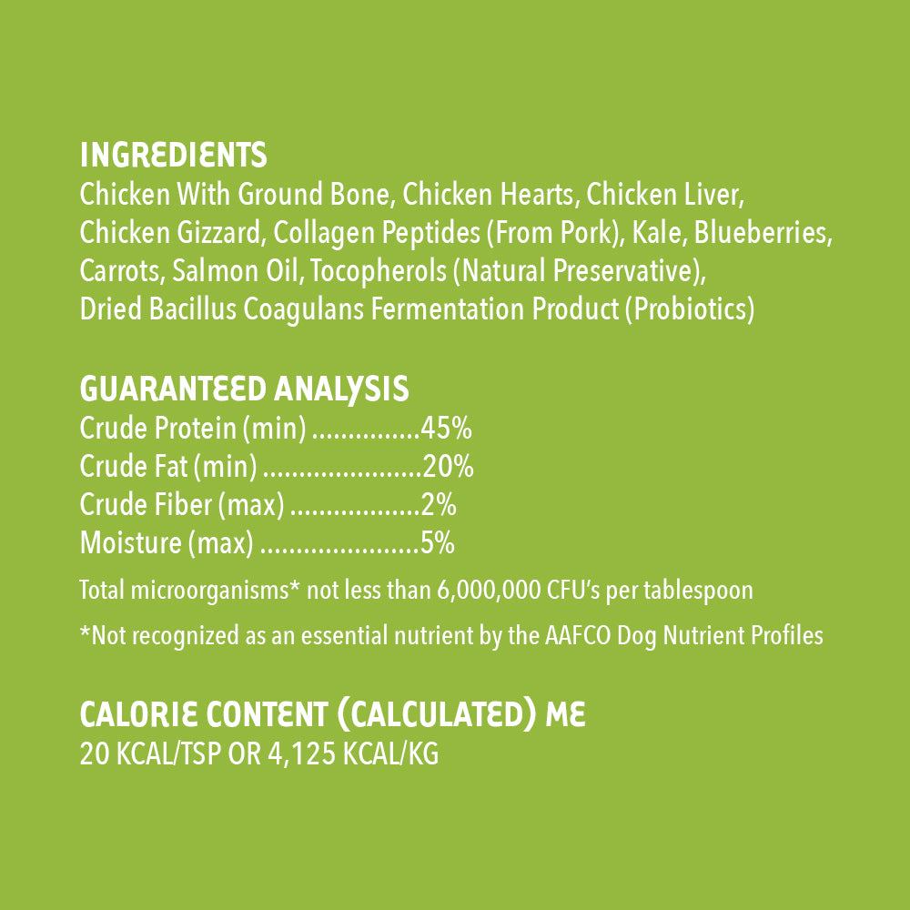 BUY 2 BAGS AND SAVE - Happy, Healthy™️ Nutrition Boost Chicken Food Topper- 8 oz bags