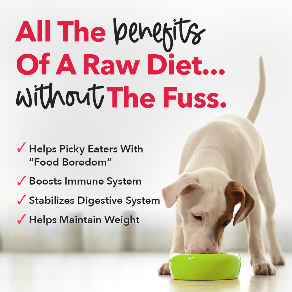 BUY 2 BAGS AND SAVE - iHeartDogs Nutrition Boost Beef Food Topper- 8 oz bags