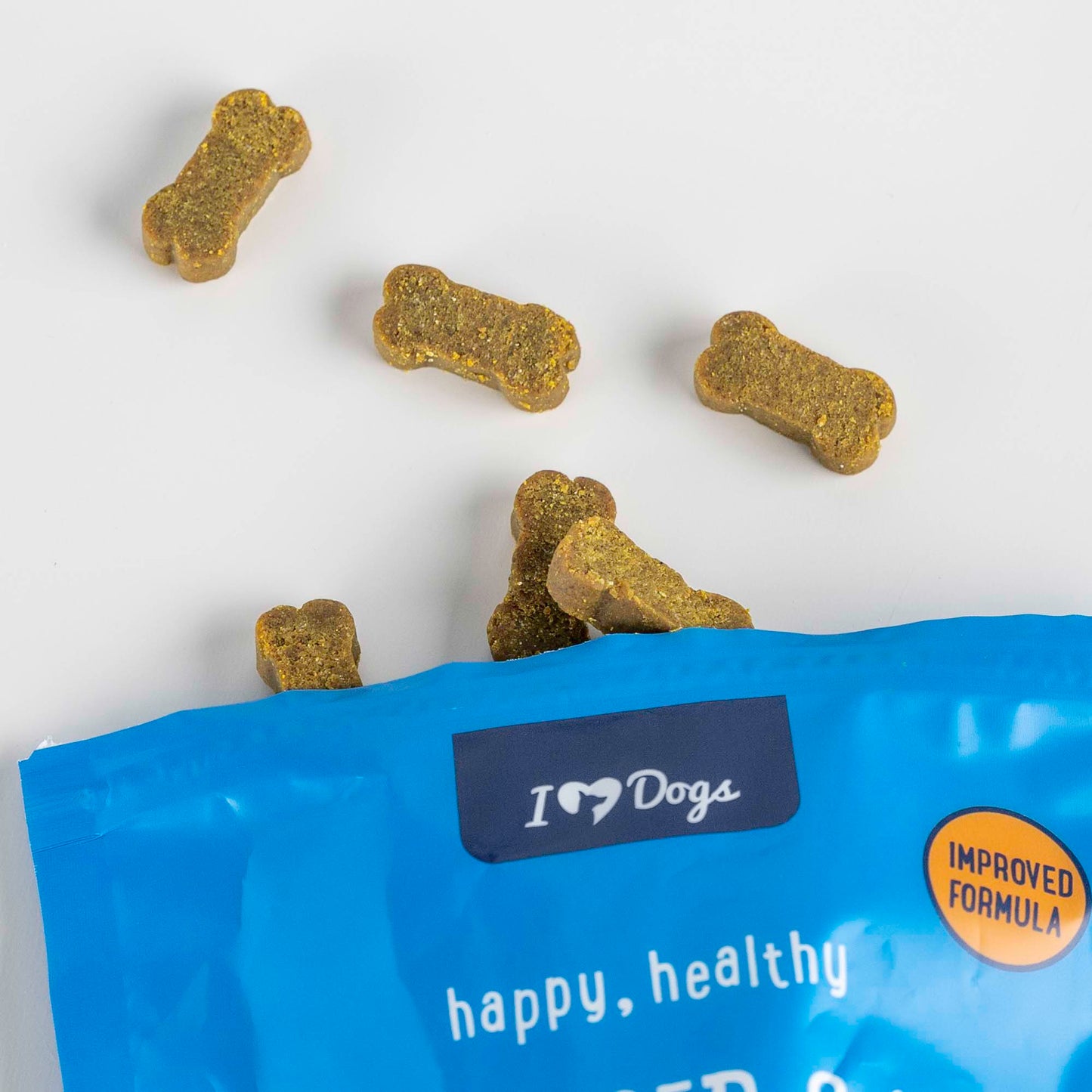 iHeartDogs Hip and Joint Supplement for Dogs - Advanced 8-in-1 Dog Joint Supplement Chews with Glucosamine, Chondroitin, Turmeric & MSM - Bacon Flavor, 90 Count