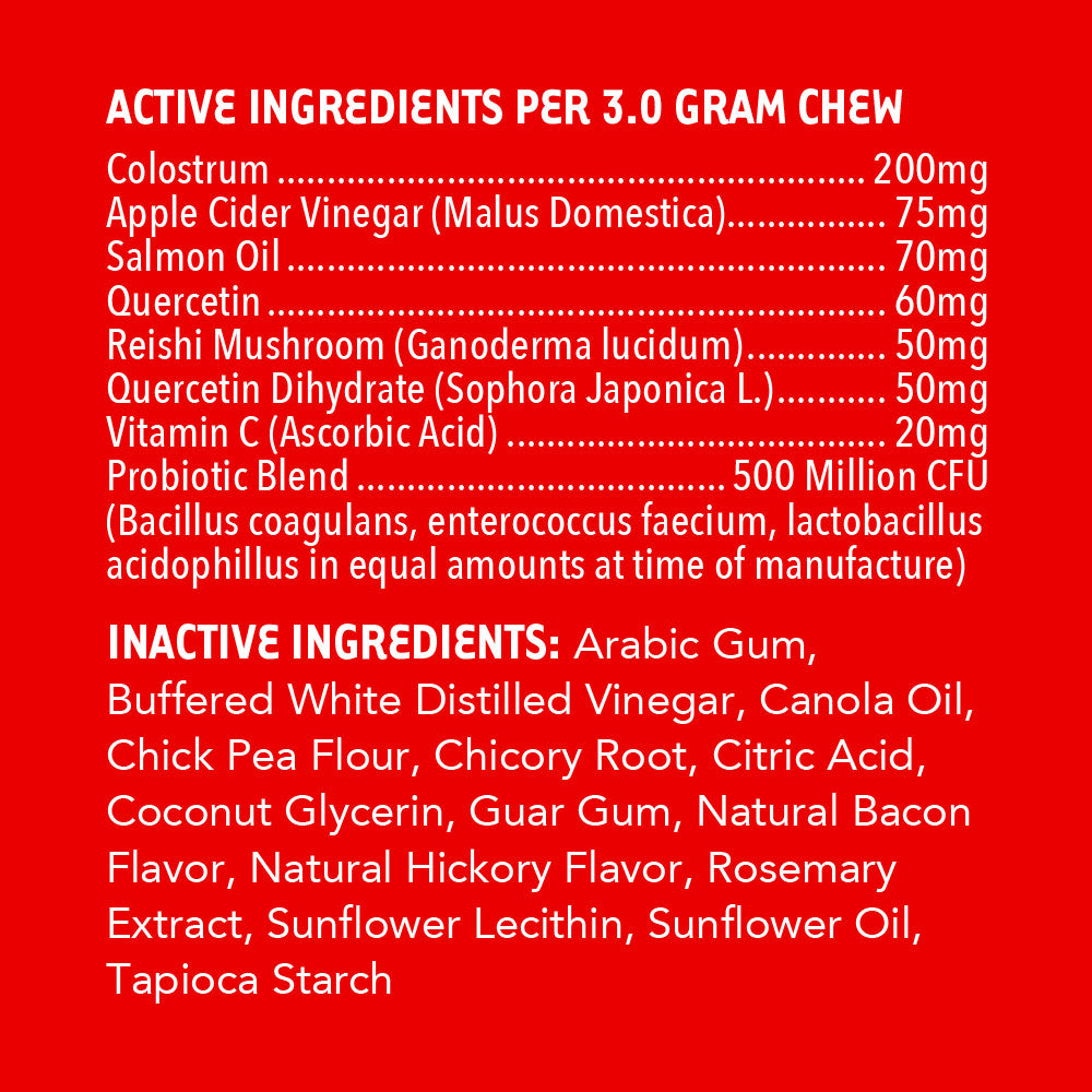 BUY 6 BAGS & SAVE iHeartDogs Allergy & Itch Relief Chews for Dogs