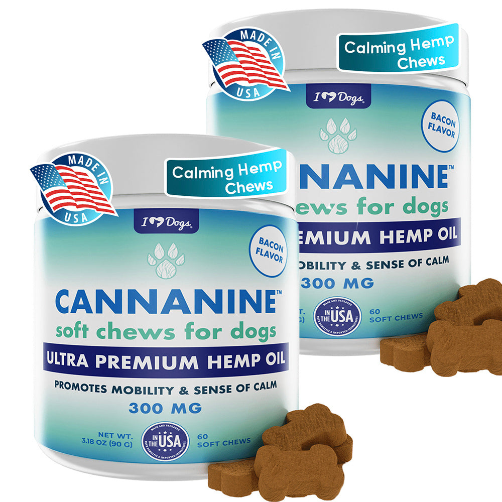 Buy 2 Get 20% Off Cannanine™ Bacon Flavored Hemp Calming Soft Chews