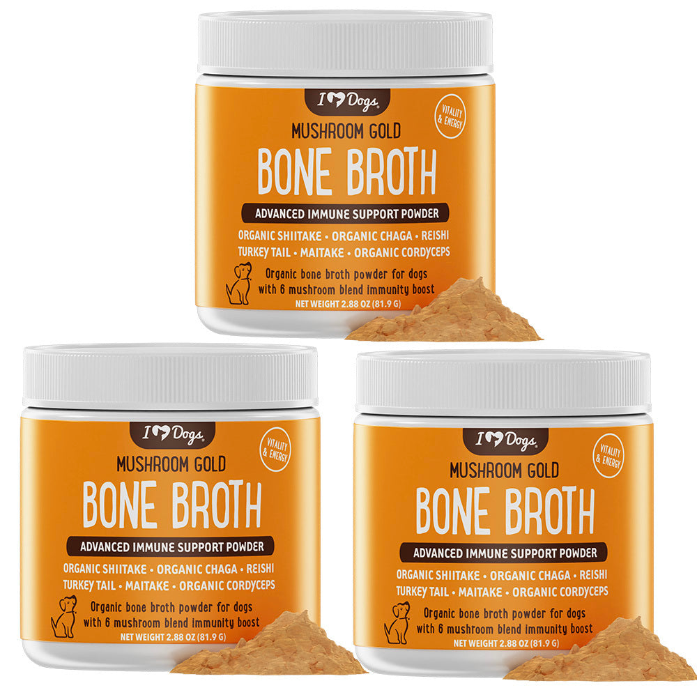 BUY 3 AND SAVE Mushroom Bone Broth For Dogs Immune Support Powder