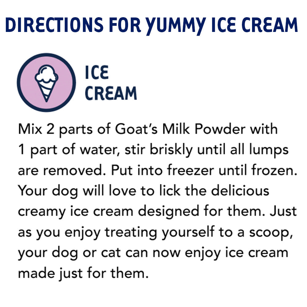 BUY 3 BAGS & SAVE iHeartDogs Milk 3-In-1 Dog Food Topper Boost- Ice Cream - Liquid Milk with Probiotics