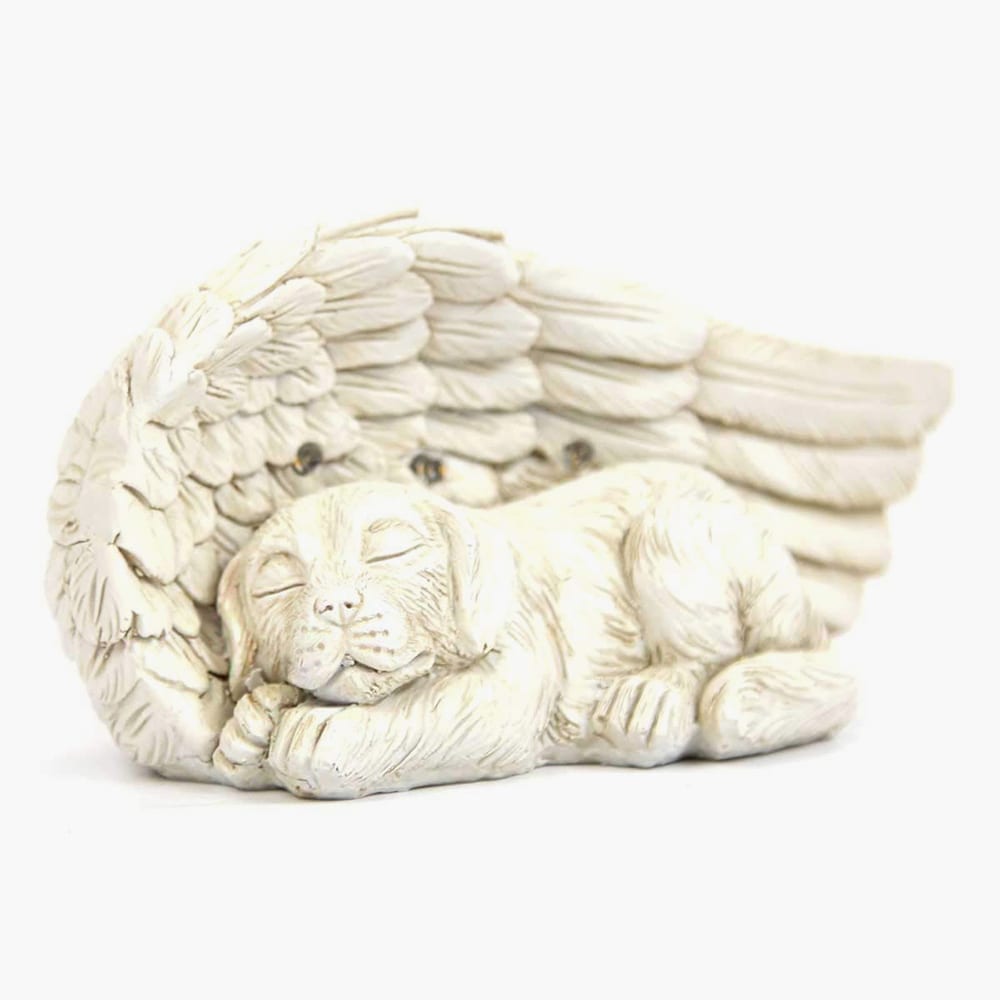 iHeartDogs- Forever My Guardian Angel Pup Garden Solar Light -Faire