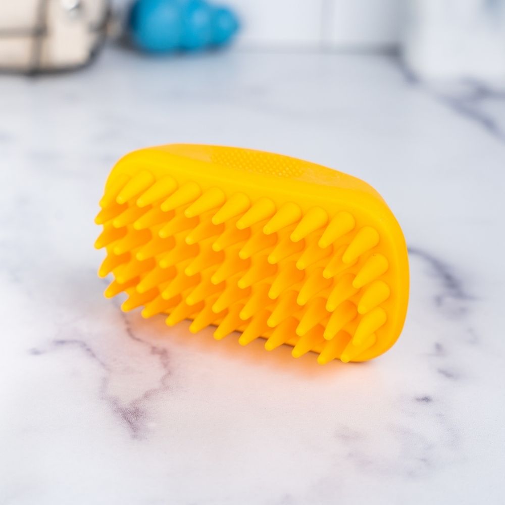 Ultimate Silicone Bath Massage Brush & Shampoo Accessory for your Long or Short Haired Dog