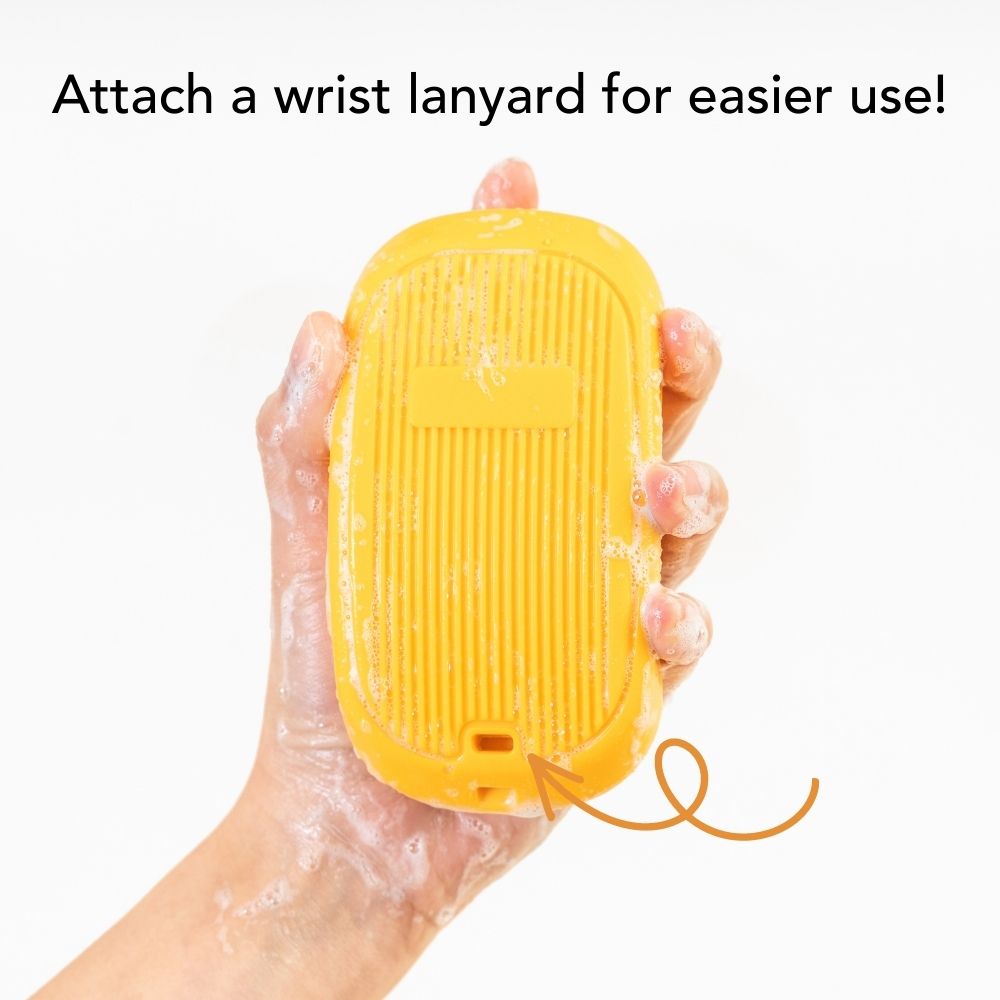 Ultimate Silicone Bath Massage Brush & Shampoo Accessory for your Long or Short Haired Dog