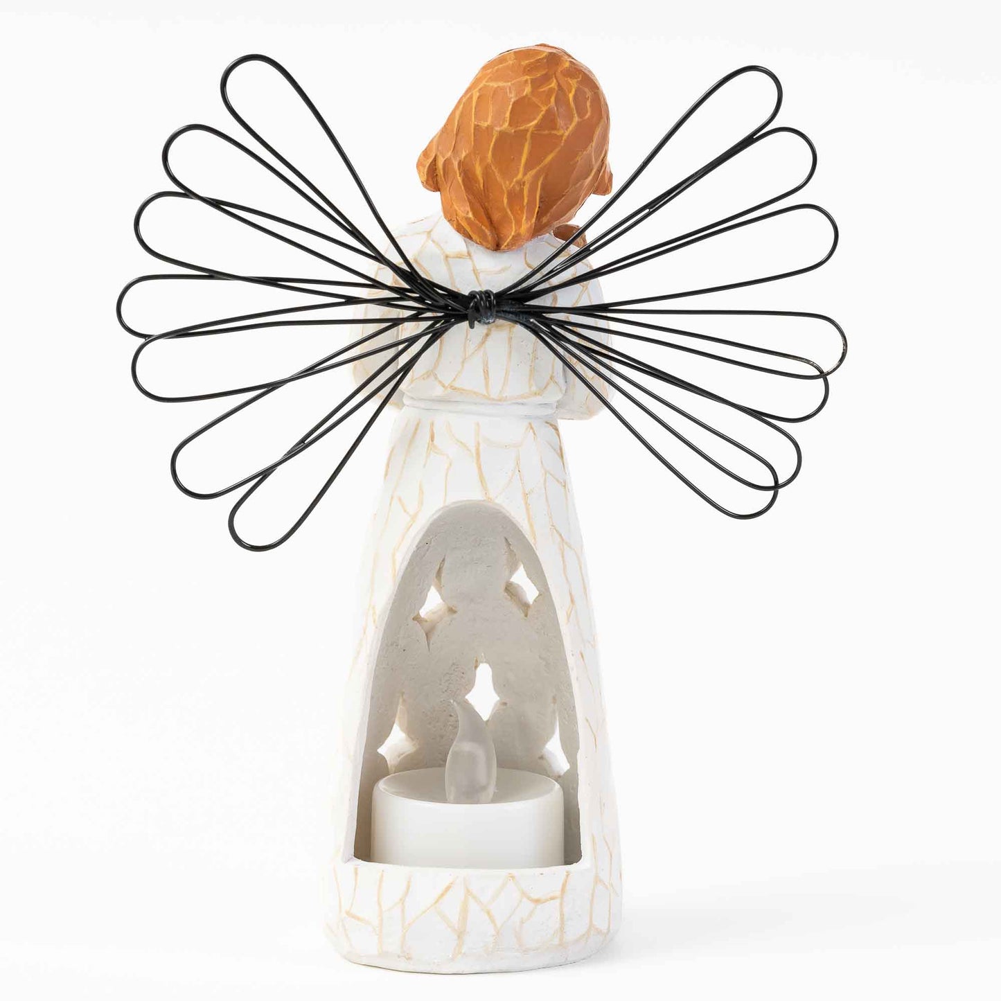 My Guardian Angel Memorial Dog Figurine with Flameless Candle