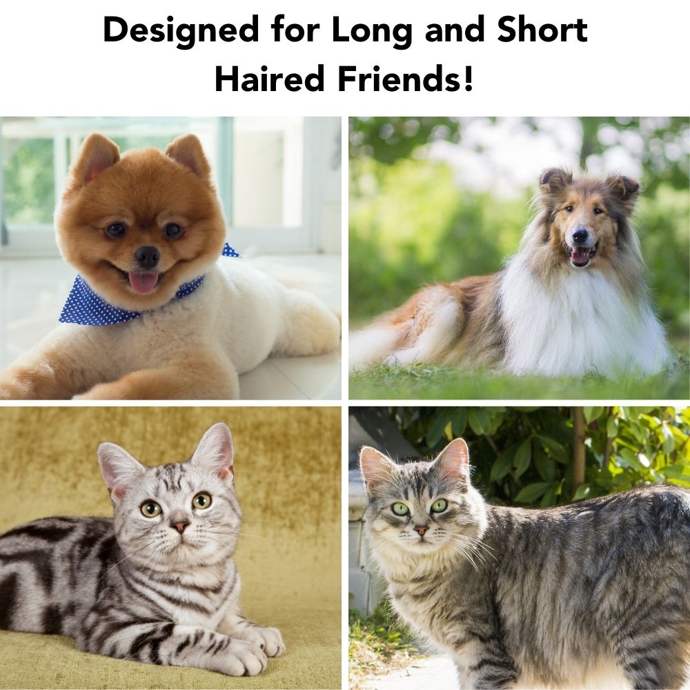 Ultimate Silicone Bath Massage Brush & Shampoo Accessory for your Long or Short Haired Dog