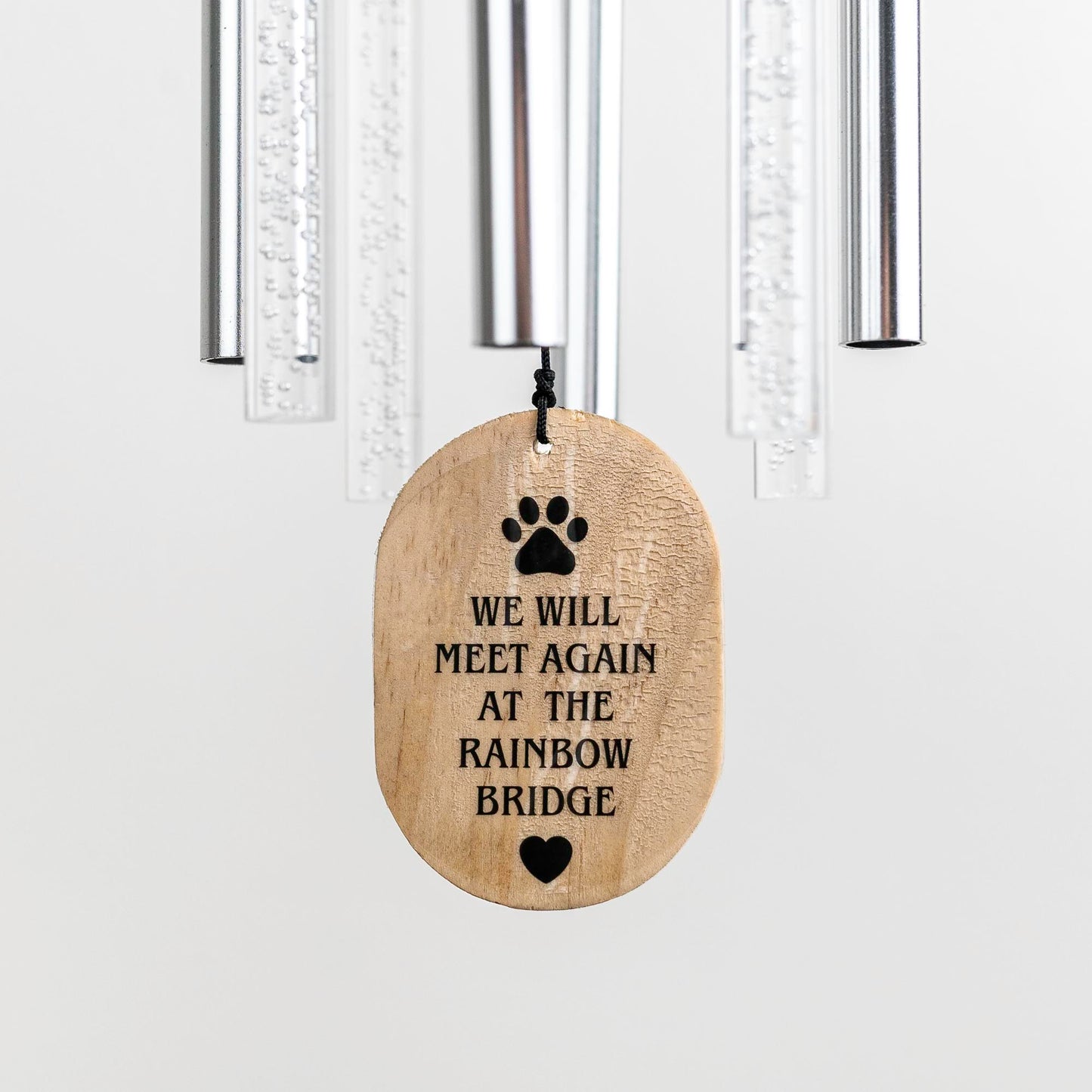 Rainbow Bridge Forever In My Heart Color – Changing Solar Dog Chime with Gift Box- Deal 25% off!