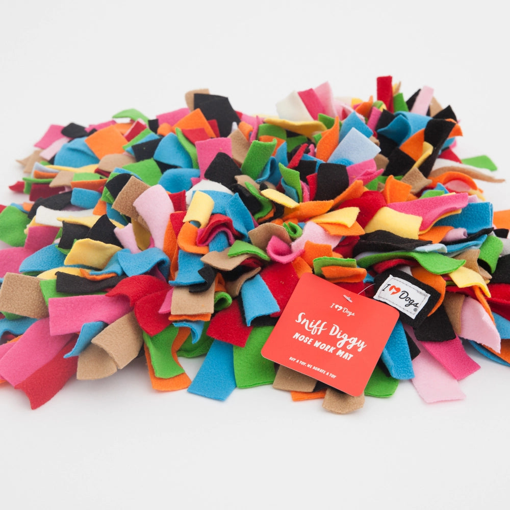 Sniff Diggy™ Fun Mental Stimulation Nose Work Snuffle Mat – 12″ x 12″