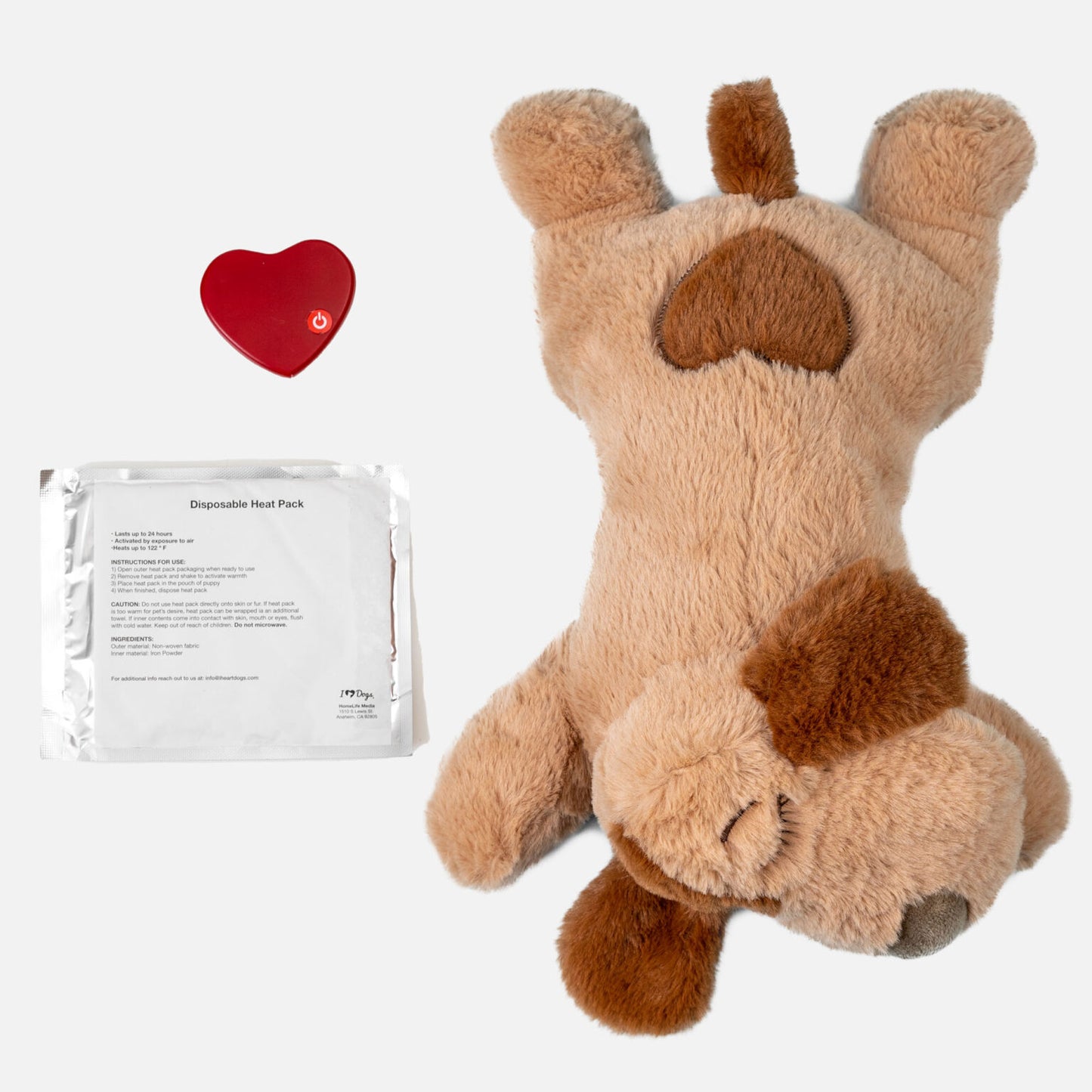 Heartbeat Puppy Comfort Cuddler Pillow for Dog Anxiety