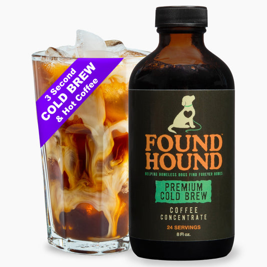 iHeartDogs Found Hound Coffee Concentrate – Cold Brew Coffee, Perfect for Instant Iced Coffee, Cold Brewed Coffee and Hot Coffee